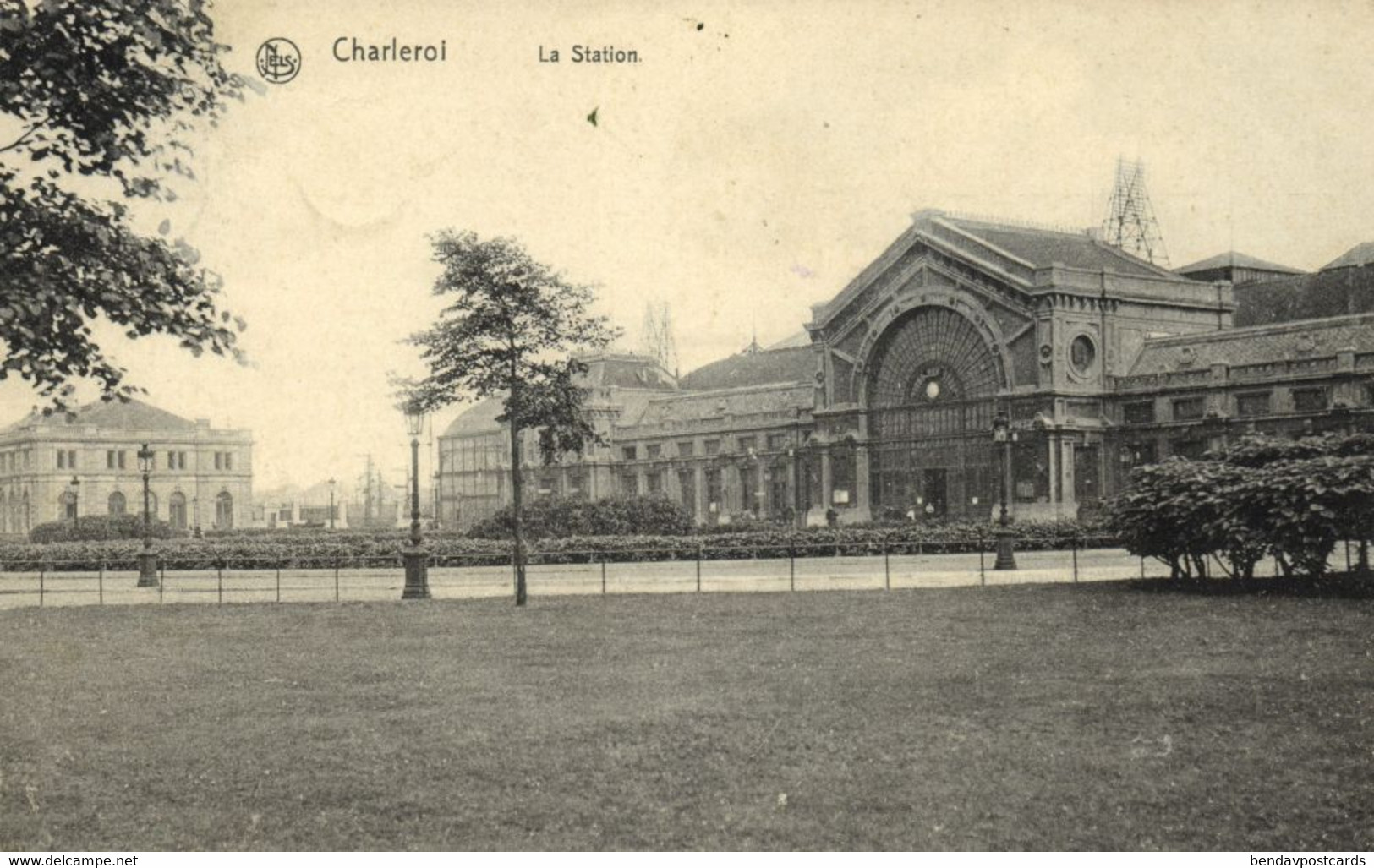 Belgium, CHARLEROI, Railway Station (1909) Postcard - Charleroi