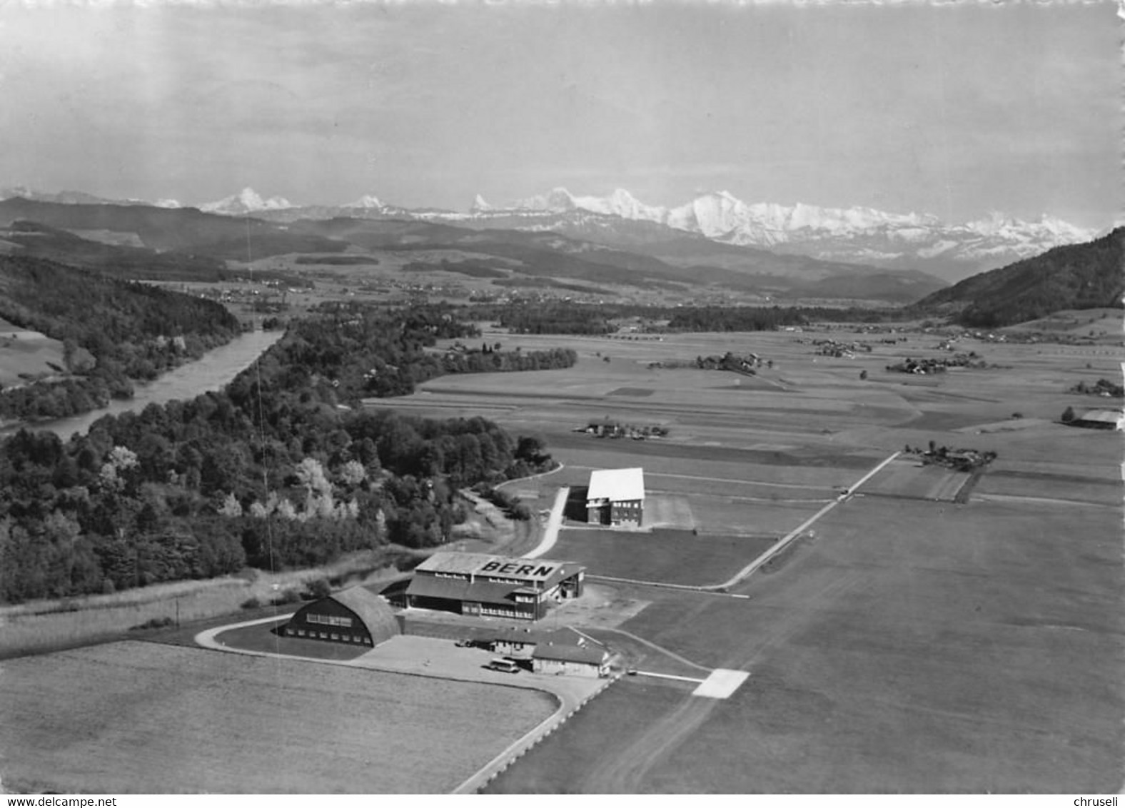 Belp Flugplatz Mit Postauto - Belp