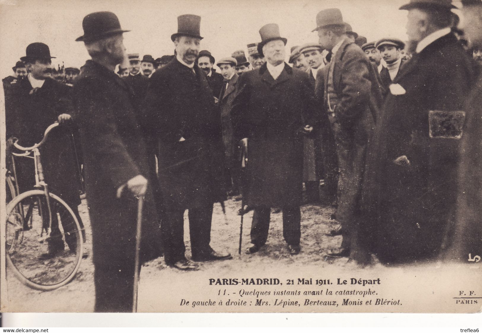 Course Aérienne PARIS-MADRID (21 Mai 1911) - Le Départ - Quelques Minutes Avant La Catastrophe ... - Ongevalen