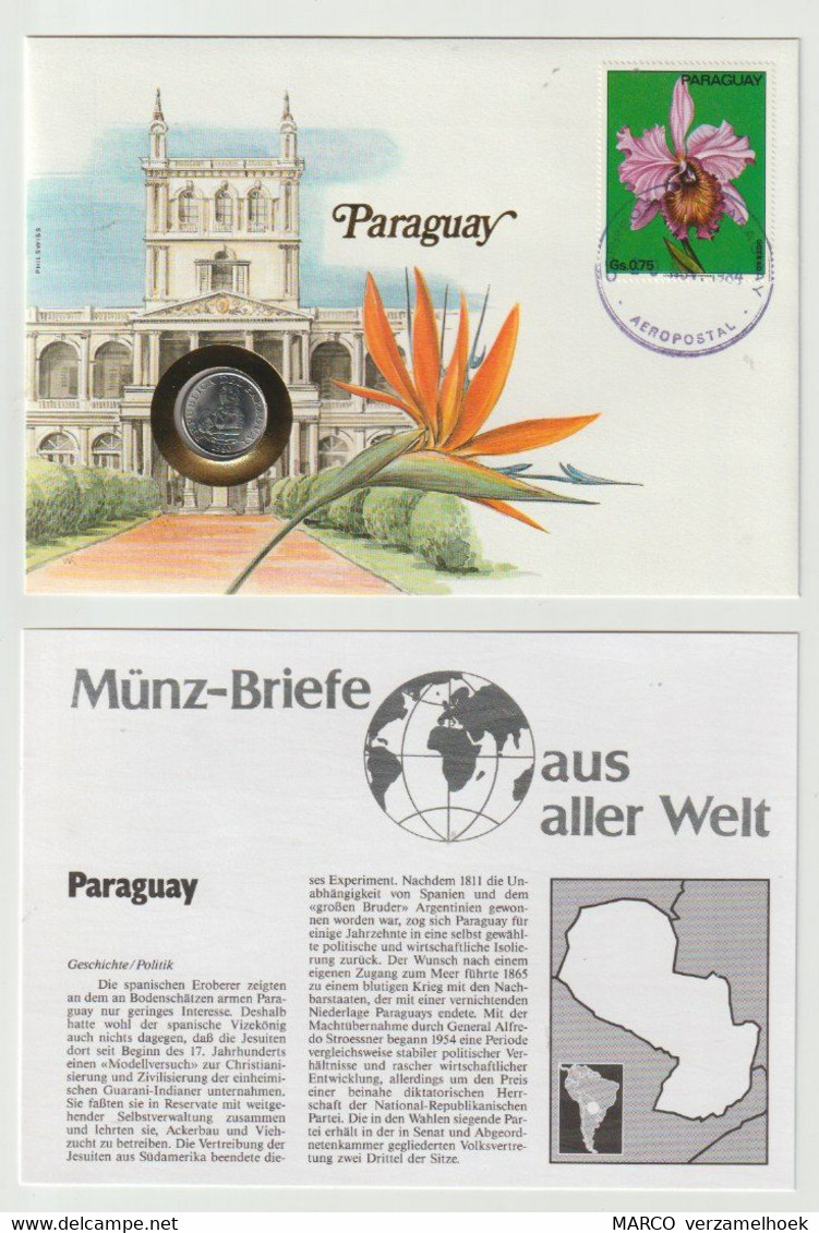 Numisbrief Münz-briefe Aus Aller Welt PARAGUAY 1984 - Zonder Classificatie