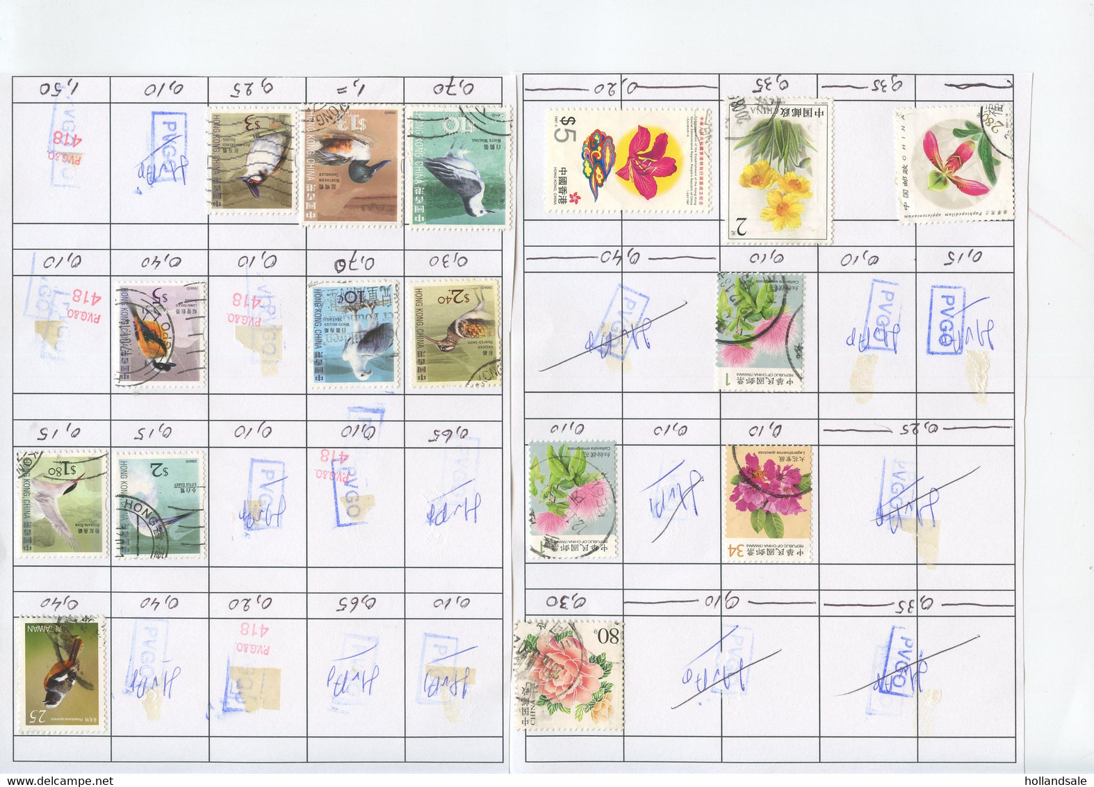 CHINA PRC And Some Others. Remainder Of Exchange Booklet With Motive Stamps. - Lots & Serien