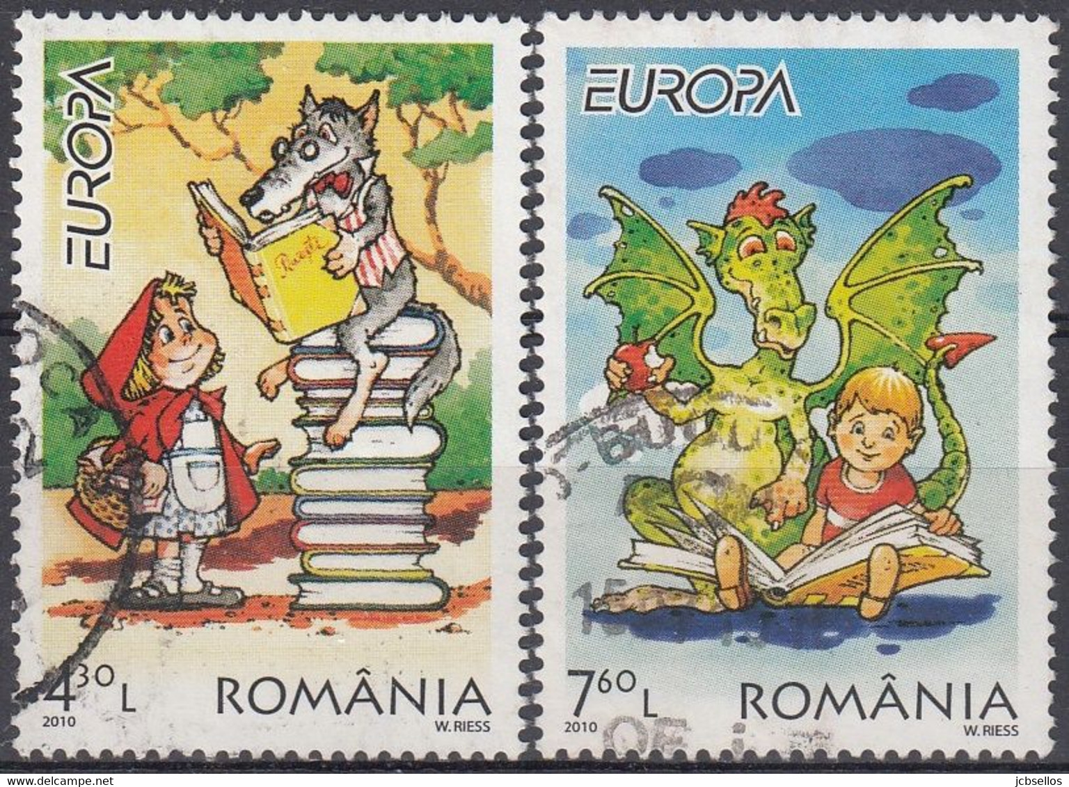 RUMANIA 2010 Nº 5421/5422 USADO - Used Stamps