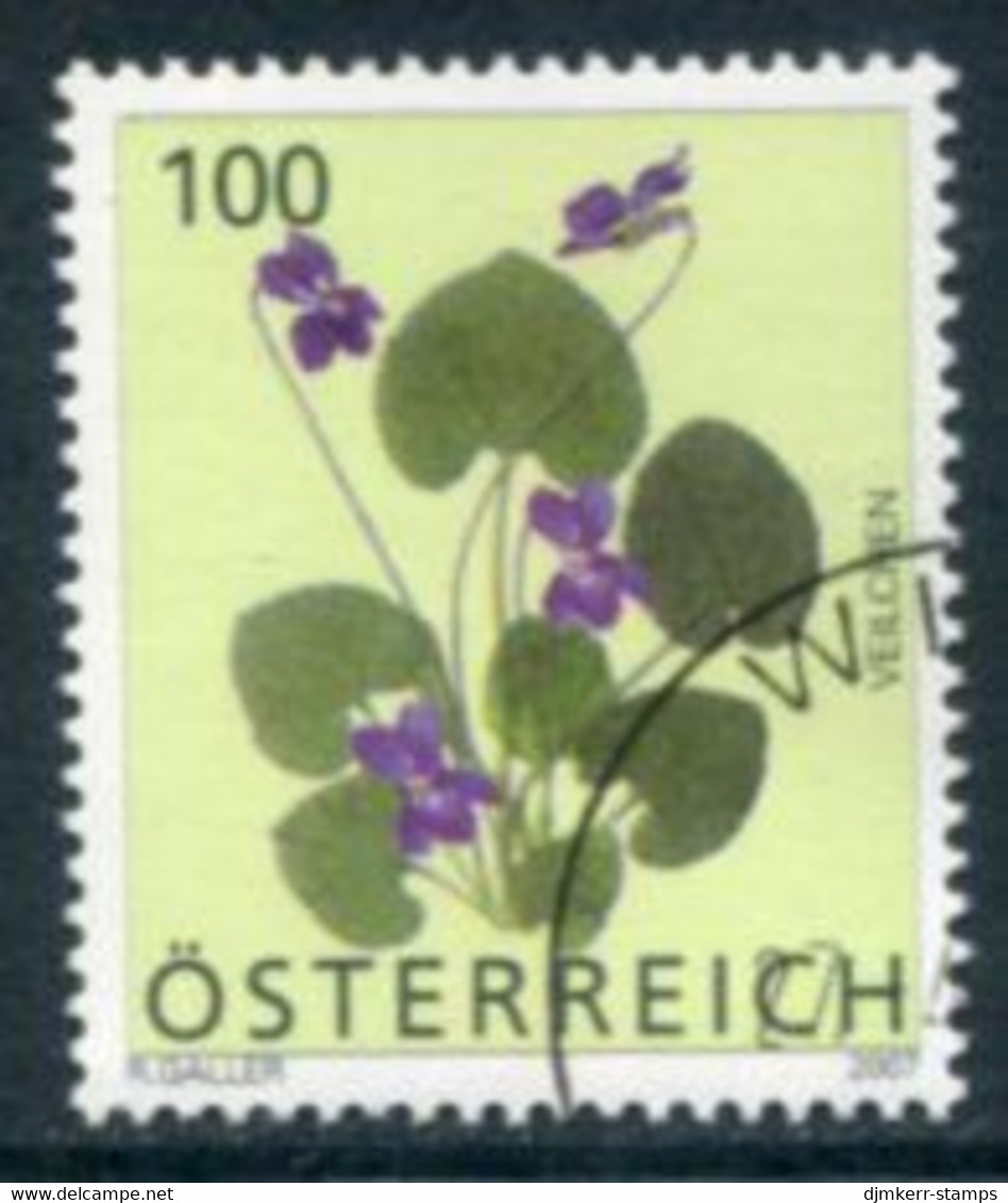AUSTRIA  2007 Flower Definitive 100 C.used.  Michel 2652 - Oblitérés