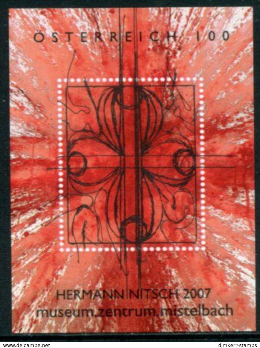 AUSTRIA  2007 Modern Art Block.MNH / **.  Michel Block 37 - Blocks & Sheetlets & Panes