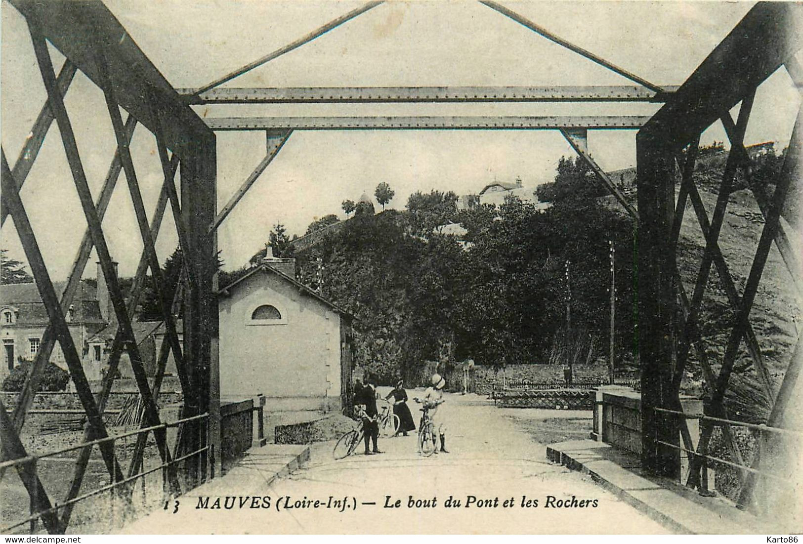 Mauves * Le Bout Du Pont Et Les Rochers * Route - Mauves-sur-Loire