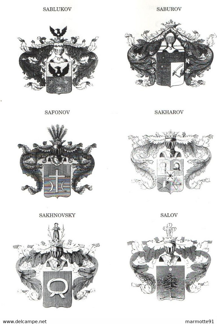 RUSSIAN HERALDRY AND NOBILITY BY D.R. MANDICH  HERALDIQUE ET NOBLESSE RUSSE TSAR RUSSIE IMPERIALE - Europa