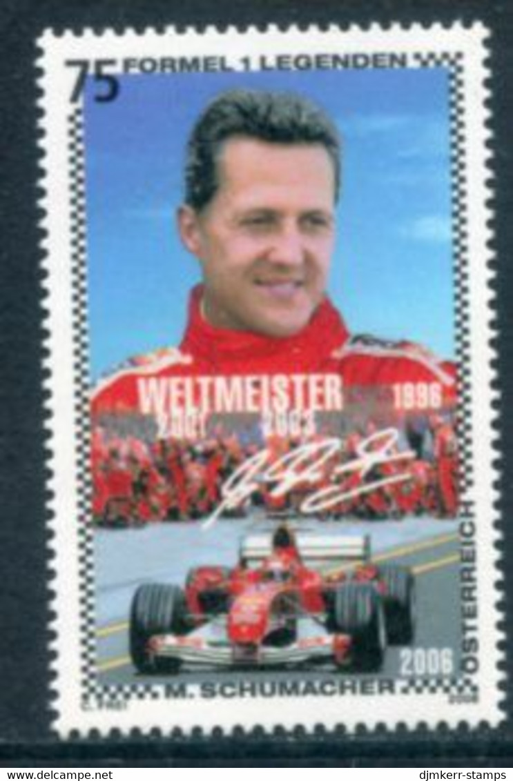 AUSTRIA  2007 Michael Schumacher MNH / **.  Michel 2662 - Nuevos