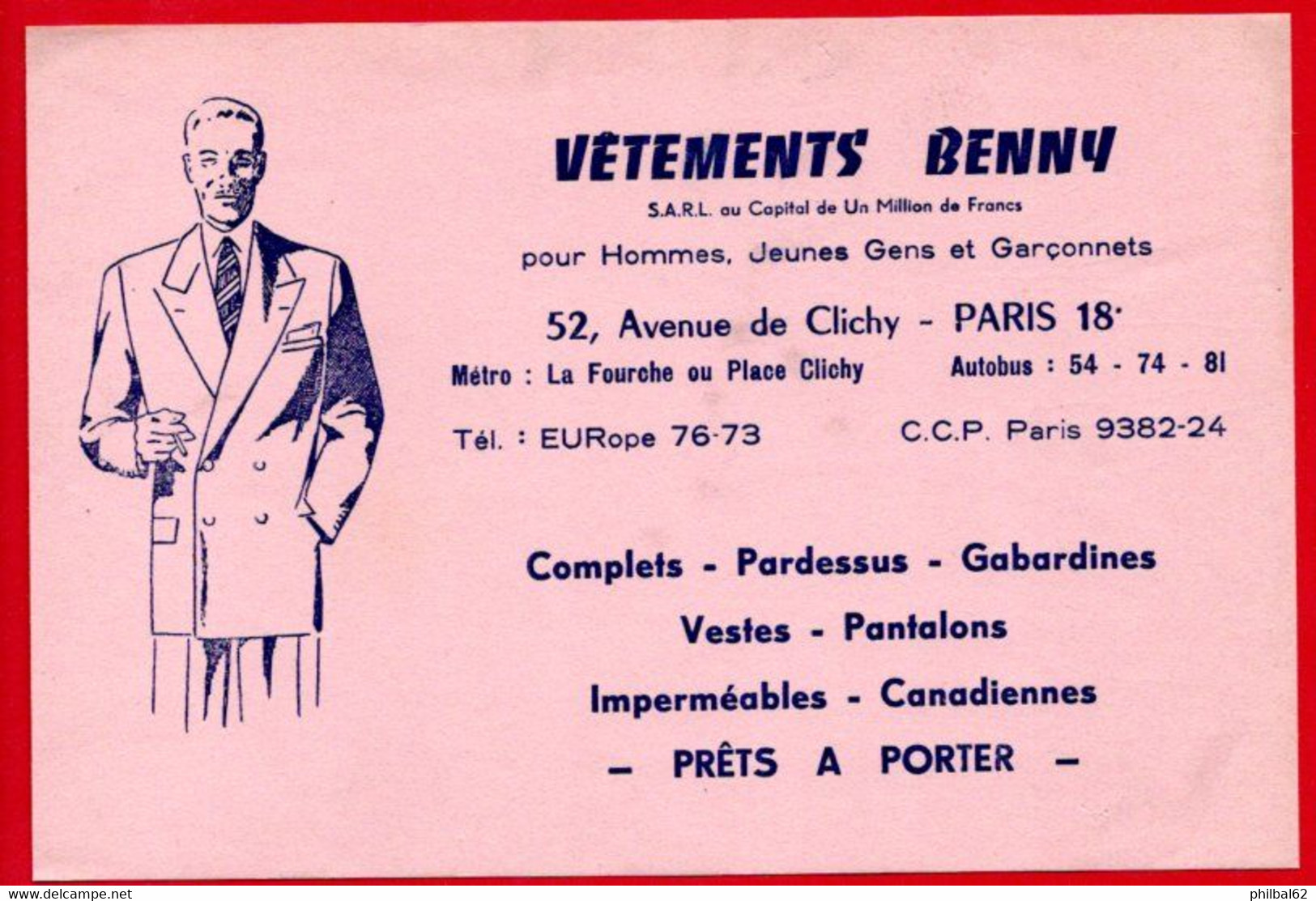 Buvard Benny, Vêtements Pour Hommes, Jeunes Gens, Garçonnets. - Kleidung & Textil