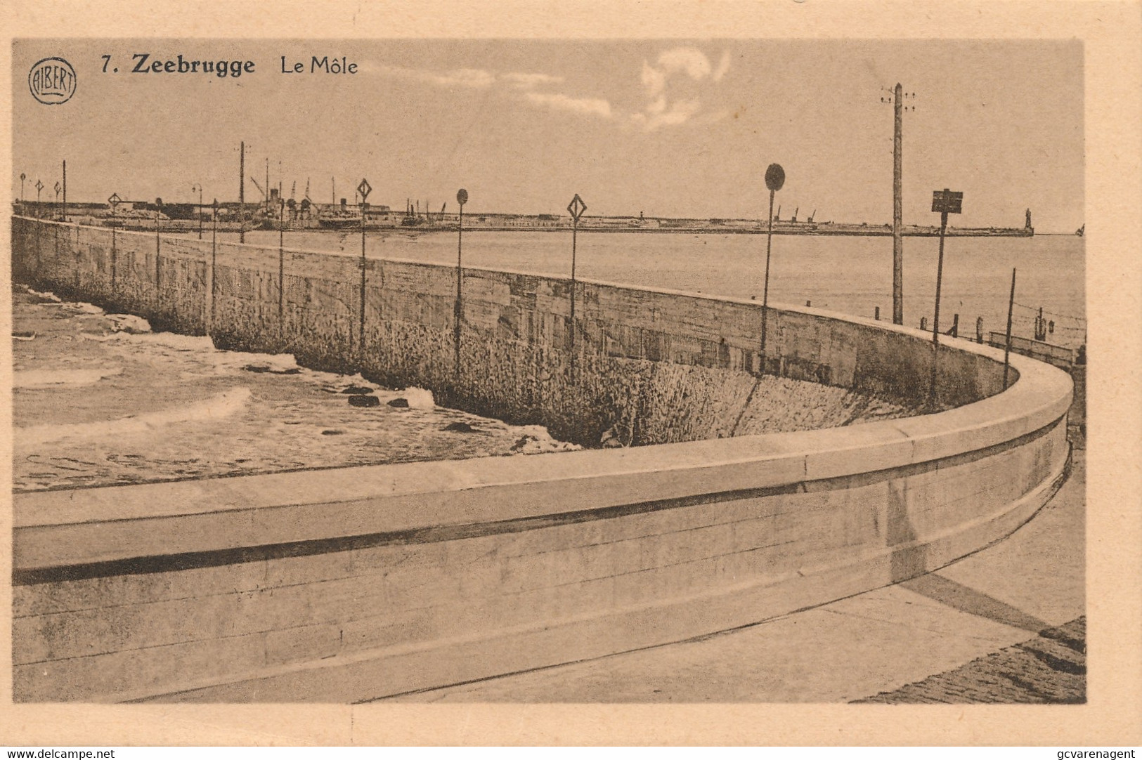 ZEEBRUGGE  LE MOLE         2 SCANS - Zeebrugge