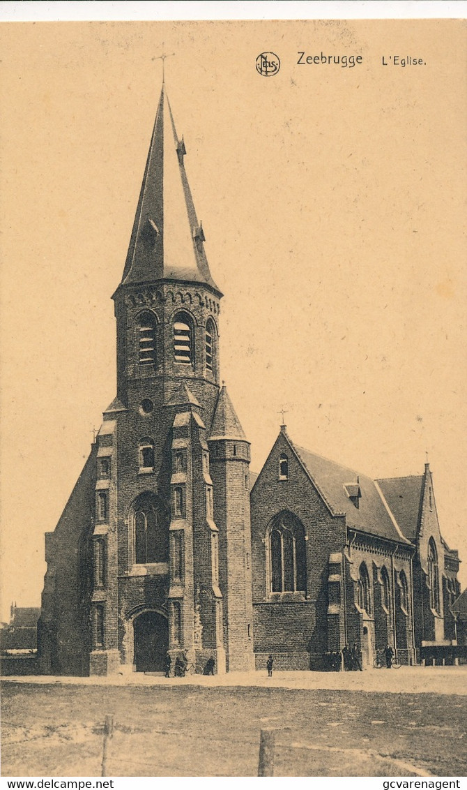 ZEEBRUGGE  L'EGLISE     2 SCANS - Zeebrugge