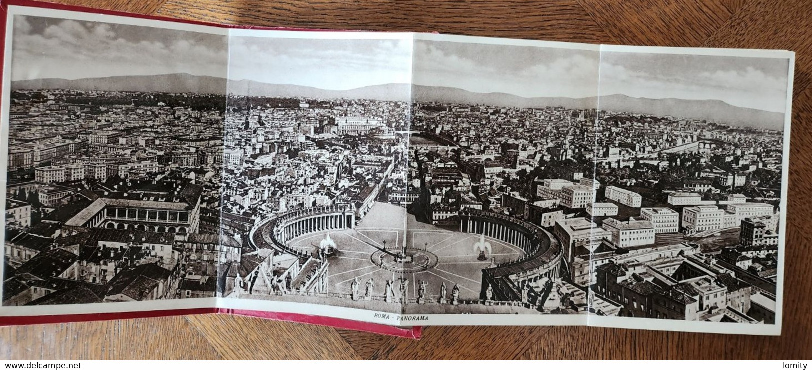 2 Carnets Partie 1 Et 2 Rome Roma Carnet Complet 32 Vues  Couverture Relief Gaufrée éditeur Serta Avec Plan - Colecciones & Lotes