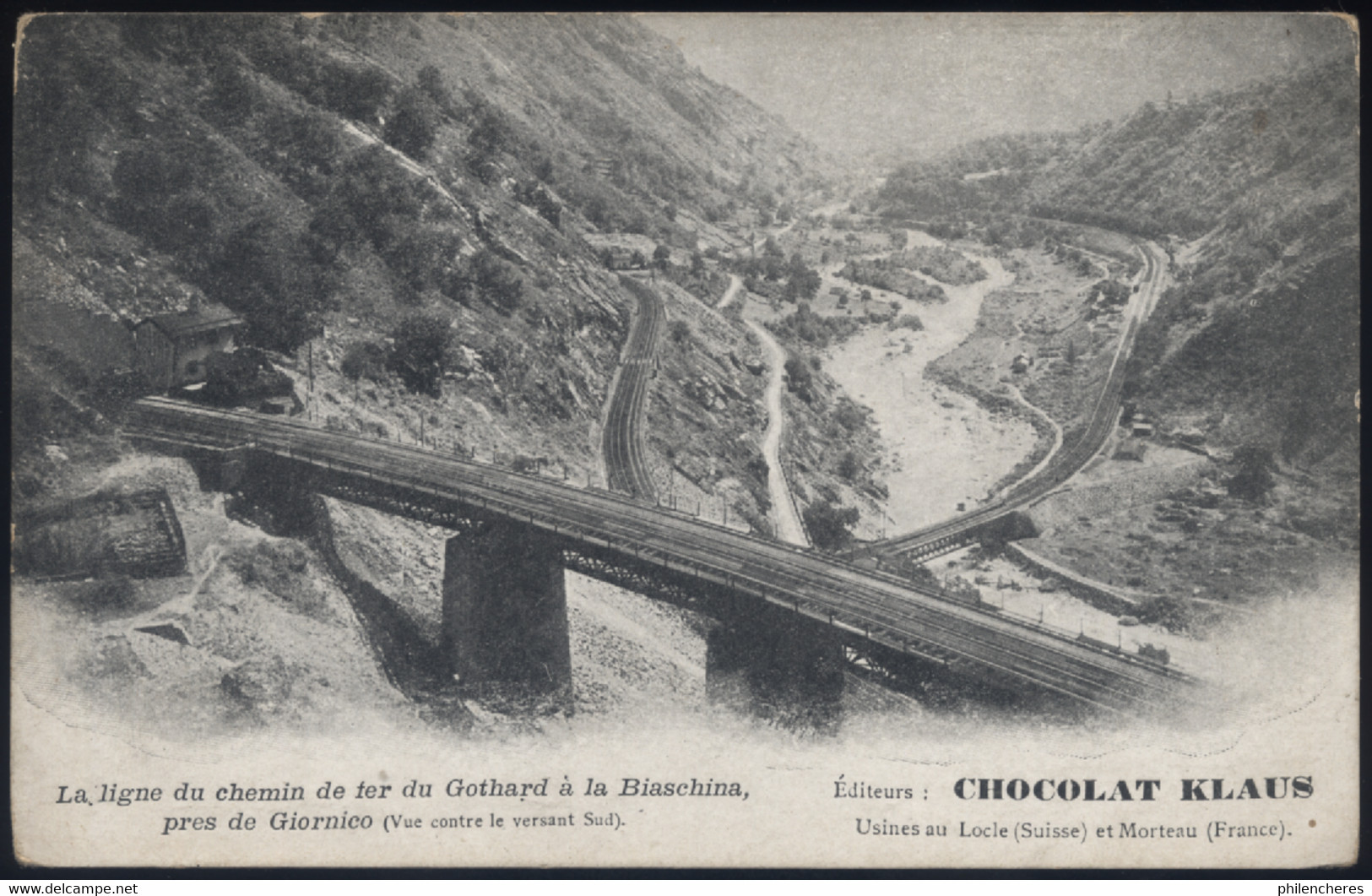 CPA - (Suisse) La Ligne Du Chemin De Fer Du Gothard à La Biaschina, Pres De Giornico - Giornico