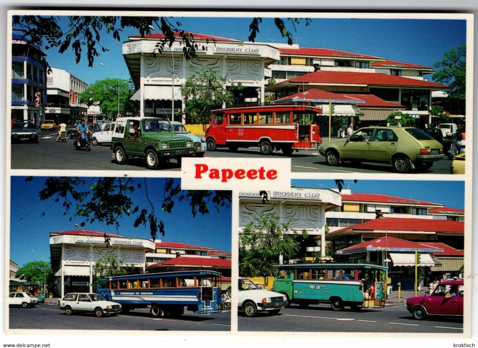 Papeete - Trucks 1984 - Tahiti - éditions Pacific Promotion - Polynésie Française