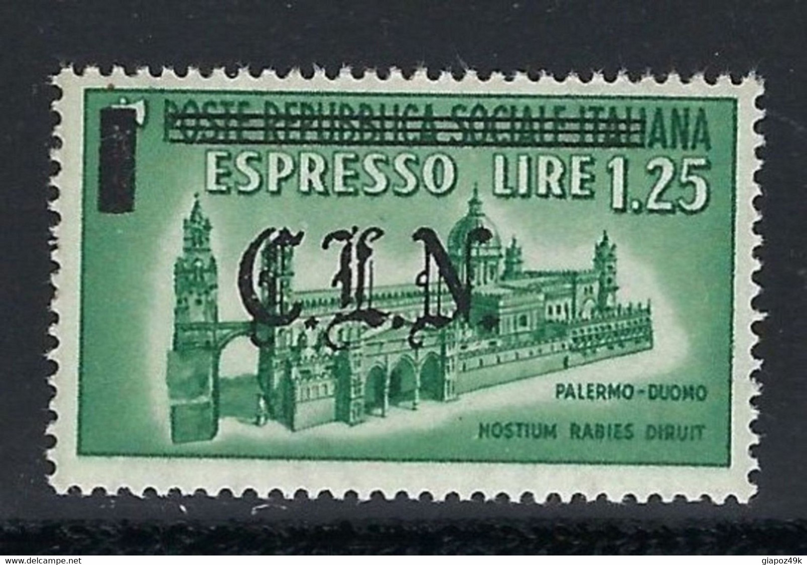 ● Italia C.L.N. 1945 ️ TORINO ️ N. 17 **  ESPRESSO  = NON Certificati  Cat. ? € - Lotto N. 1593 ️ - Comitato Di Liberazione Nazionale (CLN)