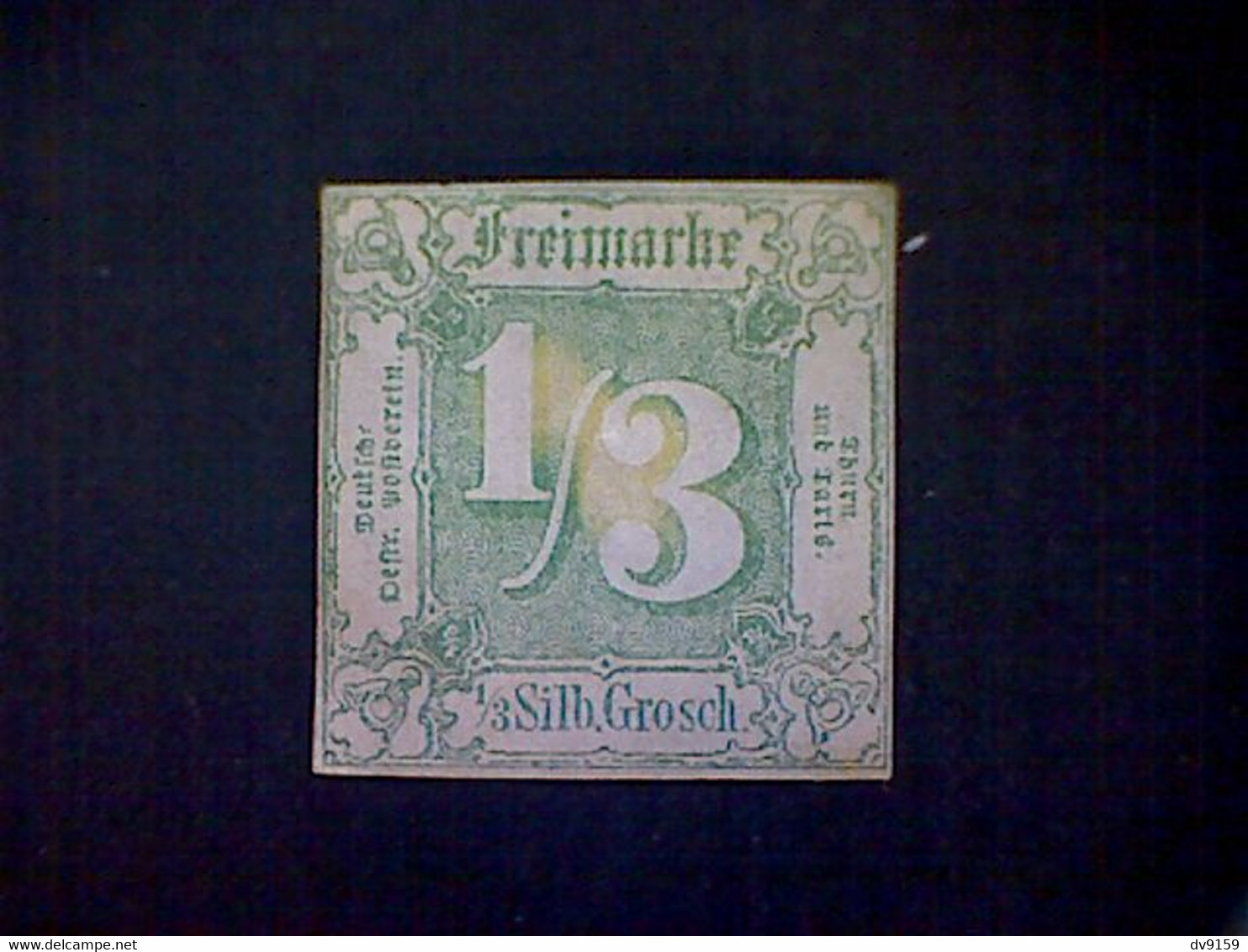 Germany (Thurn And Taxis), Scott #16, 1863, Mint (*), No Gum, 1/3 Sgr, Green - Nuovi