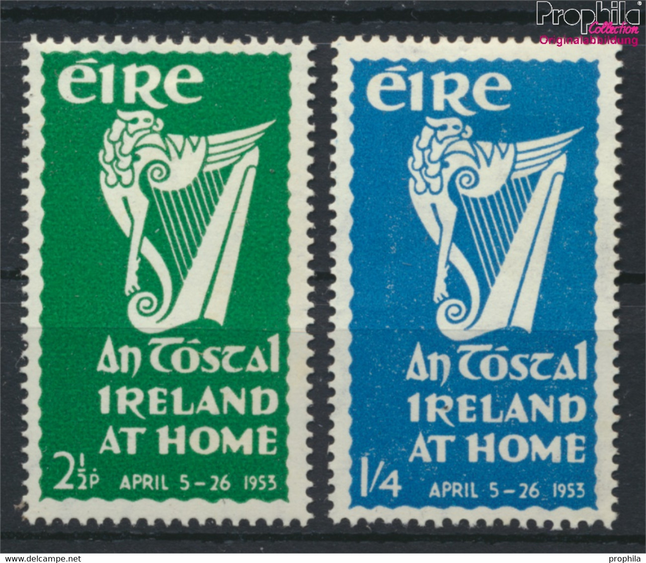 Irland 116-117 (kompl.Ausg.) Mit Falz 1953 Nationalfest (9861582 - Nuevos