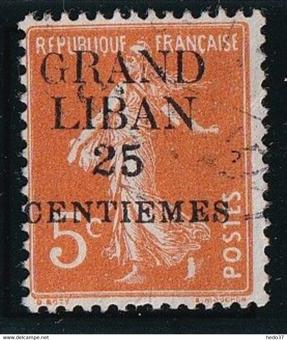 Grand Liban N°2 - "G" Maigre - Oblitéré - TB - Oblitérés