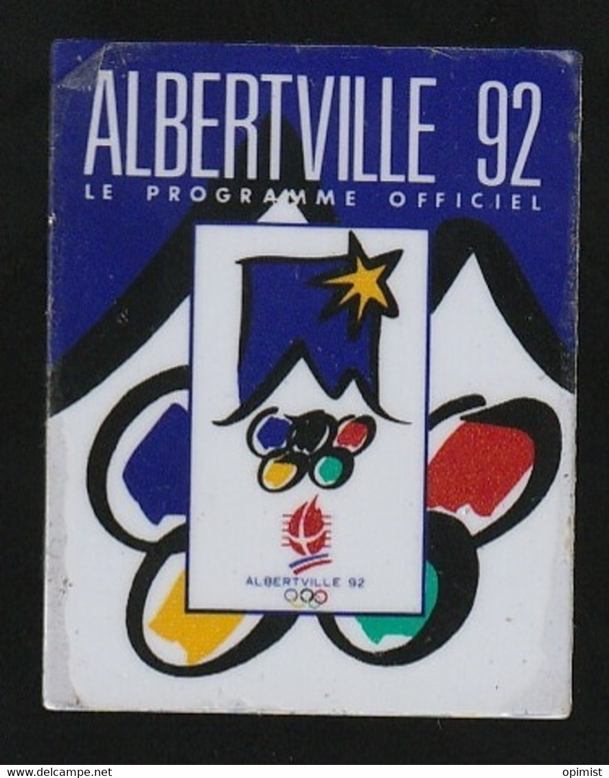 75712- Pin's-Jeux Olympiques Albertville. - Jeux Olympiques