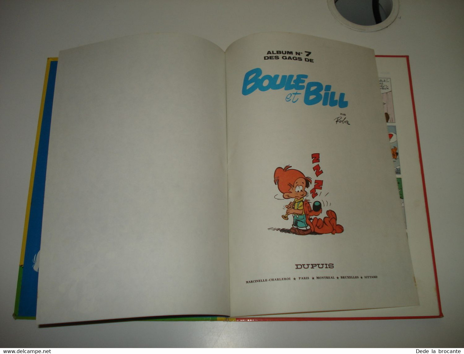 C24 (1) / Boule Et Bill N° 7 " Des Gags De Boule Et Bill " Réédition De 1971 - Boule Et Bill