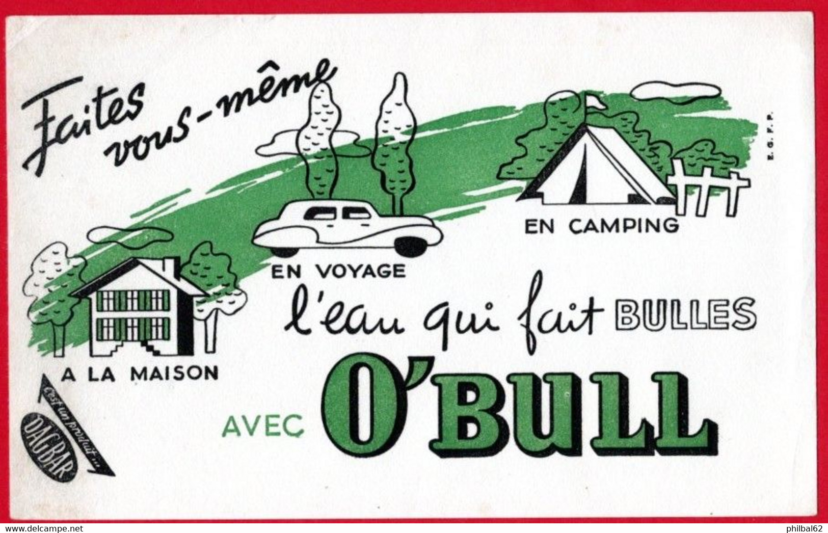 Buvard O'Bull, L'eau Qui Fait Bulles. - Limonadas - Refrescos