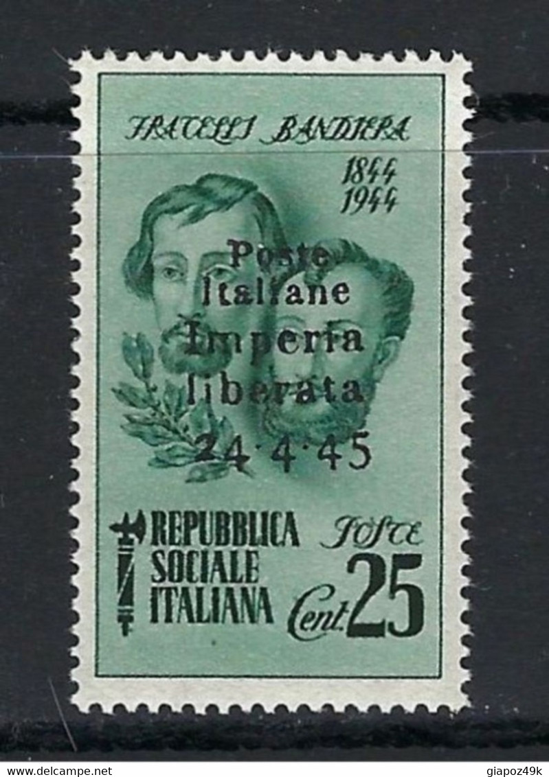 ● Italia C.L.N. 1945  IMPERIA  N.  13 **  F.lli BANDIERA = NON Certificati ️ Cat. ? € ️ Lotto N. 1572b ️ - Centraal Comité Van Het Nationaal Verzet (CLN)