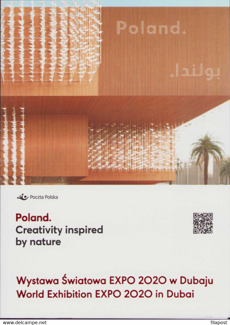 Poland 2021 Booklet EXPO 2020 World Exhibition In Dubai, Architecture, Polish Culture, Exposition / With Block MNH** - Postzegelboekjes