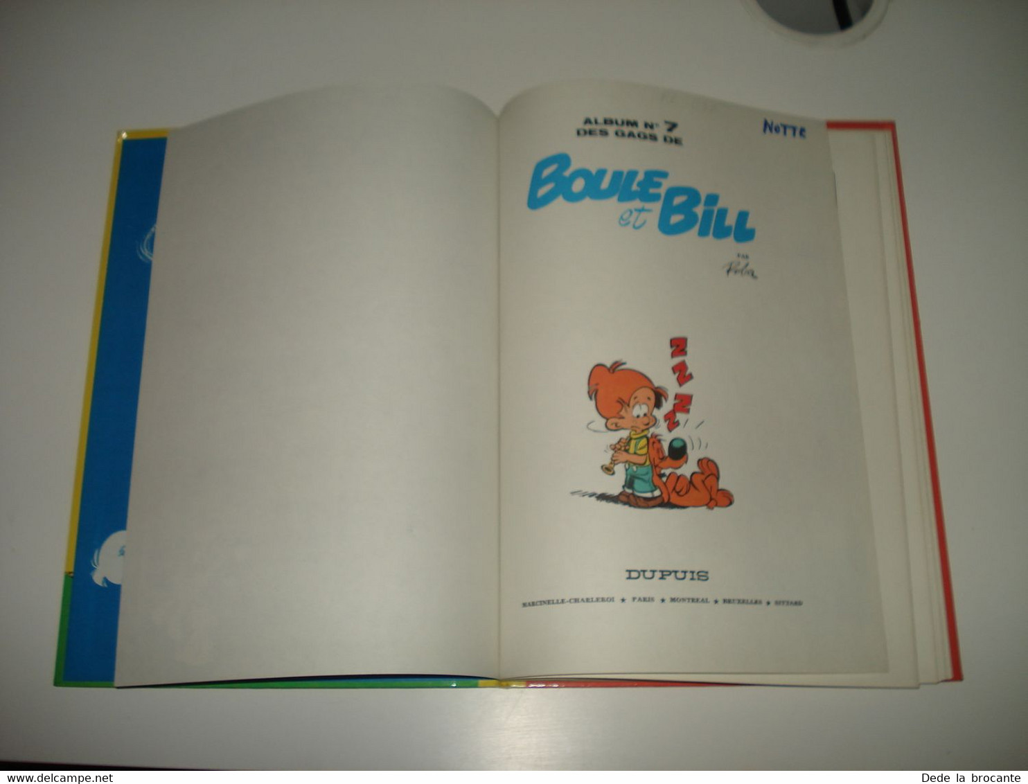 C24 (4) / Boule Et Bill N° 7 " Des Gags De Boule Et Bill " Réédition De 1971 - Boule Et Bill