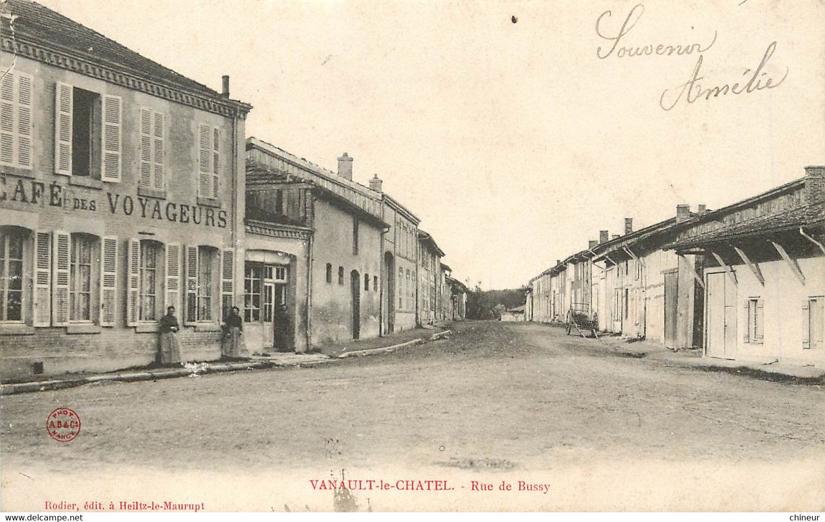 VANAULT LE CHATEL RUE DE BUSSY LE CAFE DES VOYAGEURS - Autres & Non Classés