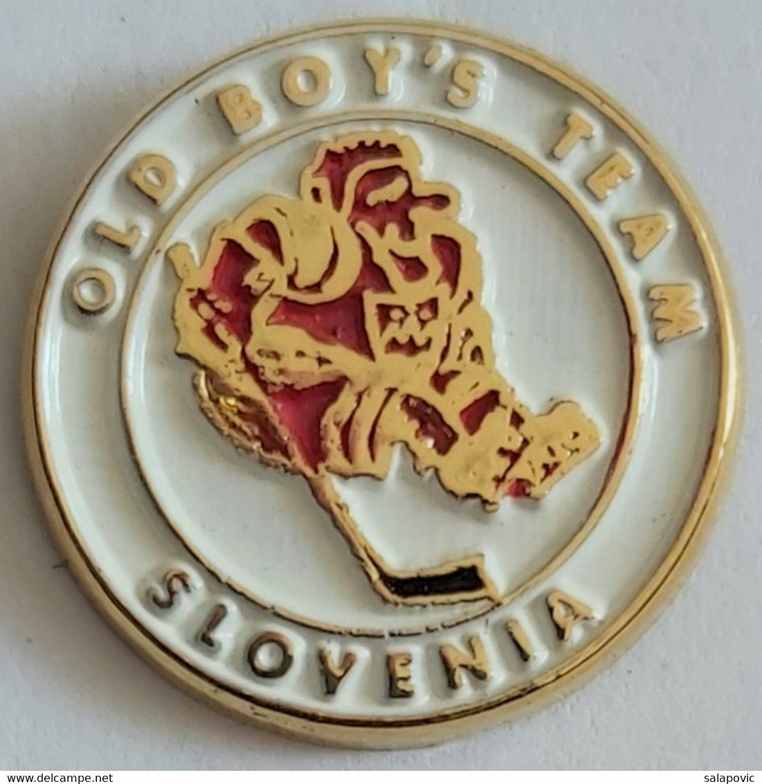 Old Boys Team Slovenia Ice Hockey Association PINS A10/6 - Sports D'hiver