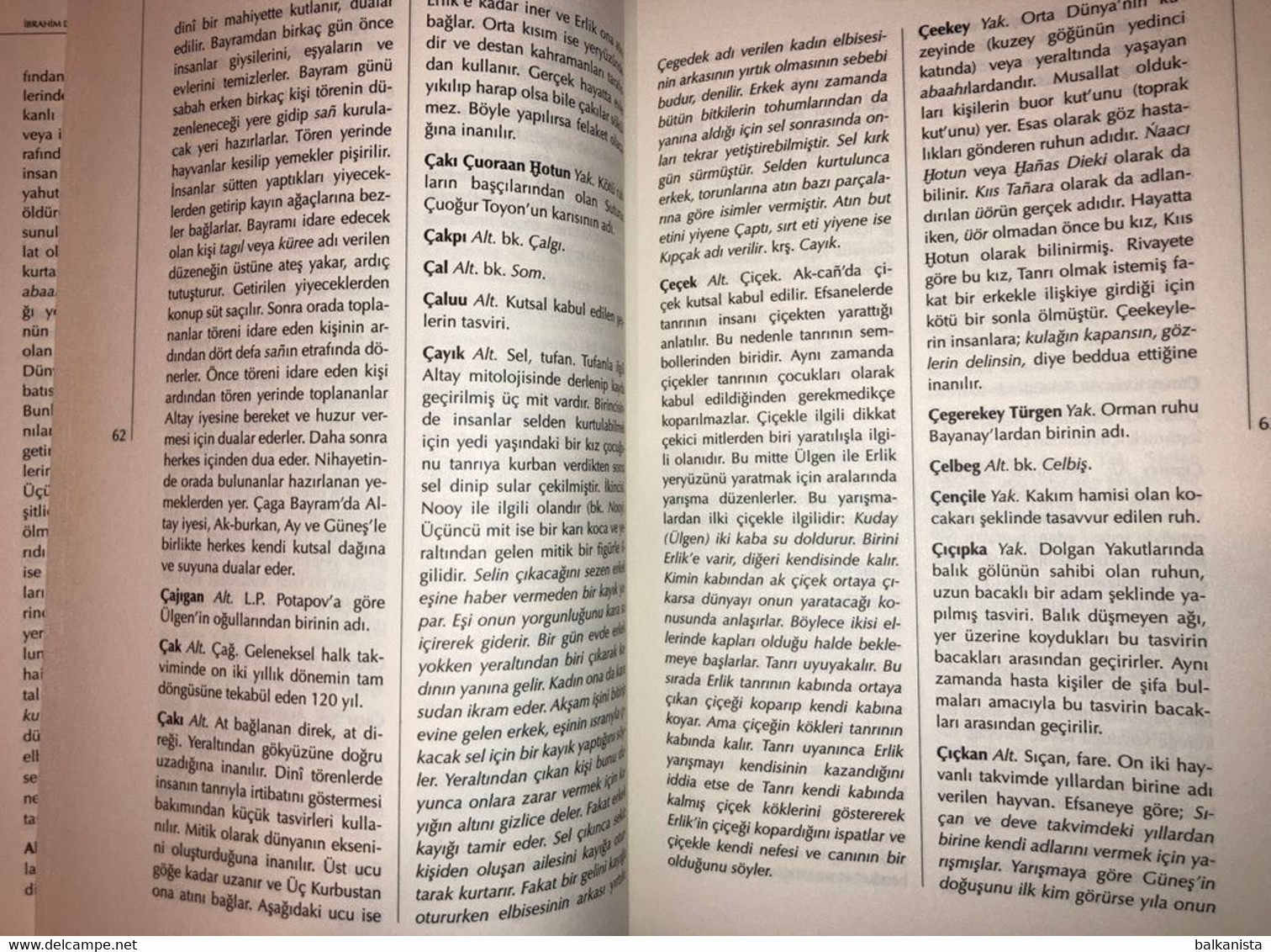 Turk Mitoloji Sozlugu - Turkish Turkic Mythology  Dictionary - Dizionari