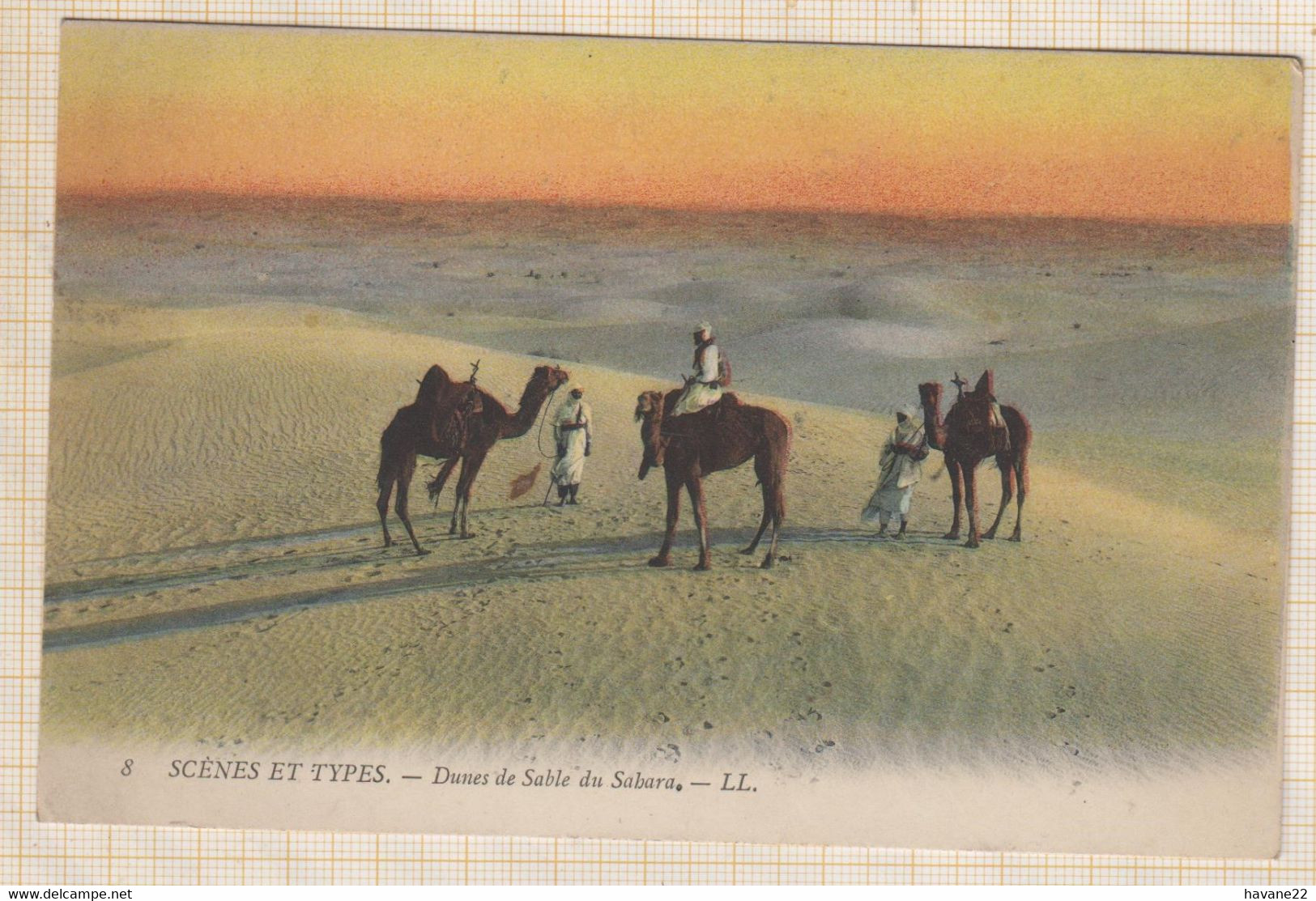 22C2192 SCENES ET TYPES DUNES DE SABLE DU SAHARA - Western Sahara