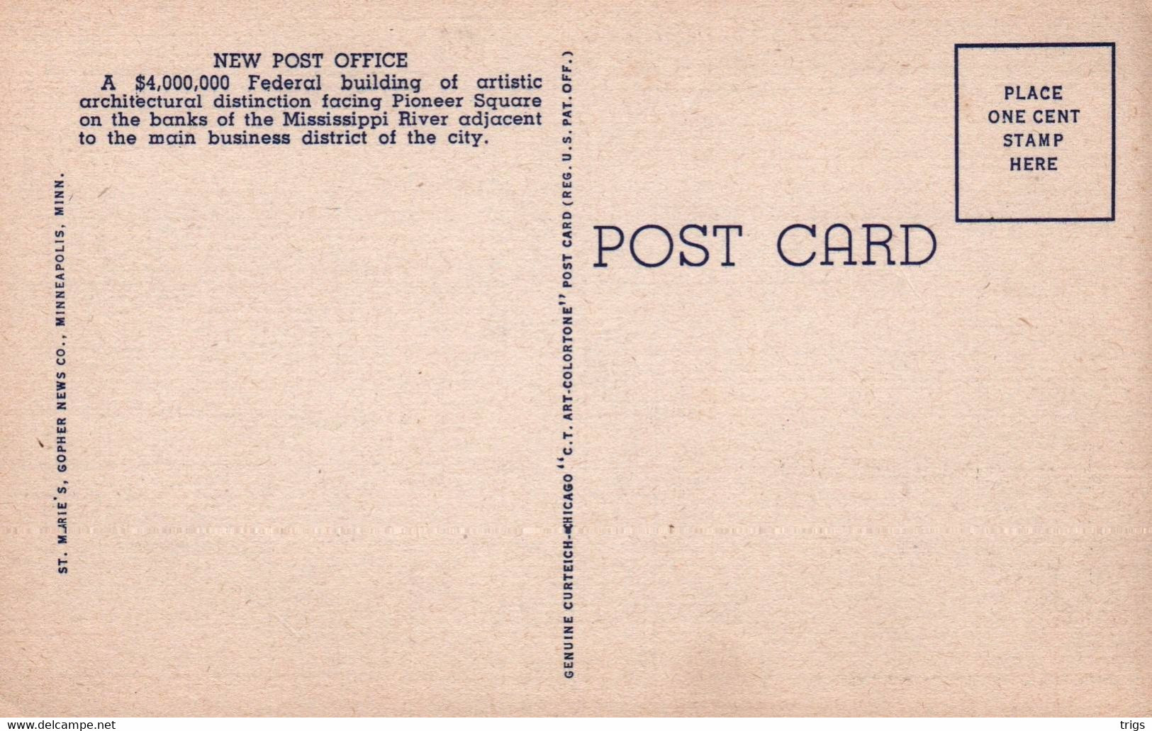 Minneapolis - New Post Office - Minneapolis