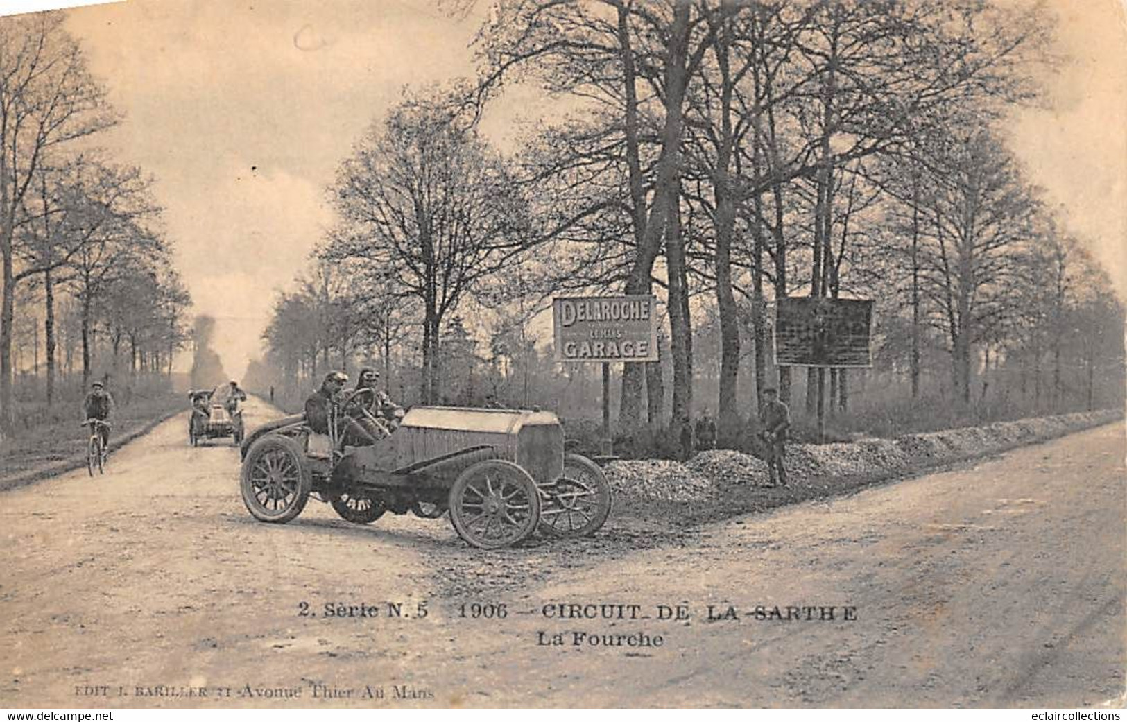 Thème Sport Automobile. Circuit de la Sarthe Le Mans  De la Série n° 2  soit 24 cartes         (voir scan)