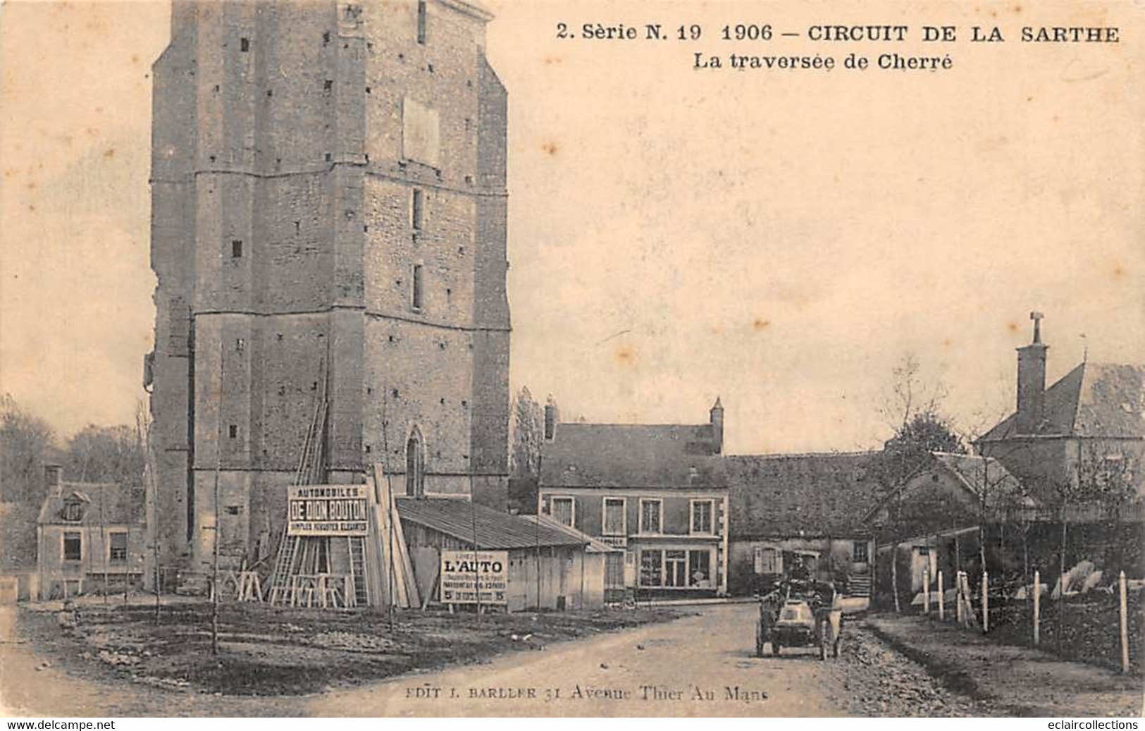 Thème Sport Automobile. Circuit de la Sarthe Le Mans  De la Série n° 2  soit 24 cartes         (voir scan)