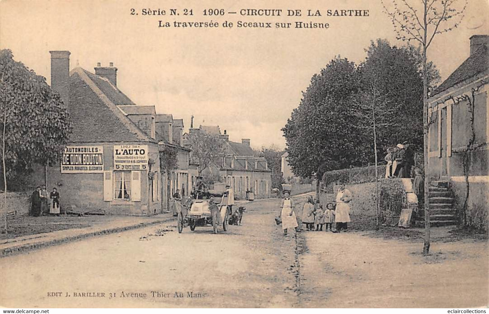 Thème Sport Automobile. Circuit de la Sarthe Le Mans  De la Série n° 2  soit 24 cartes         (voir scan)