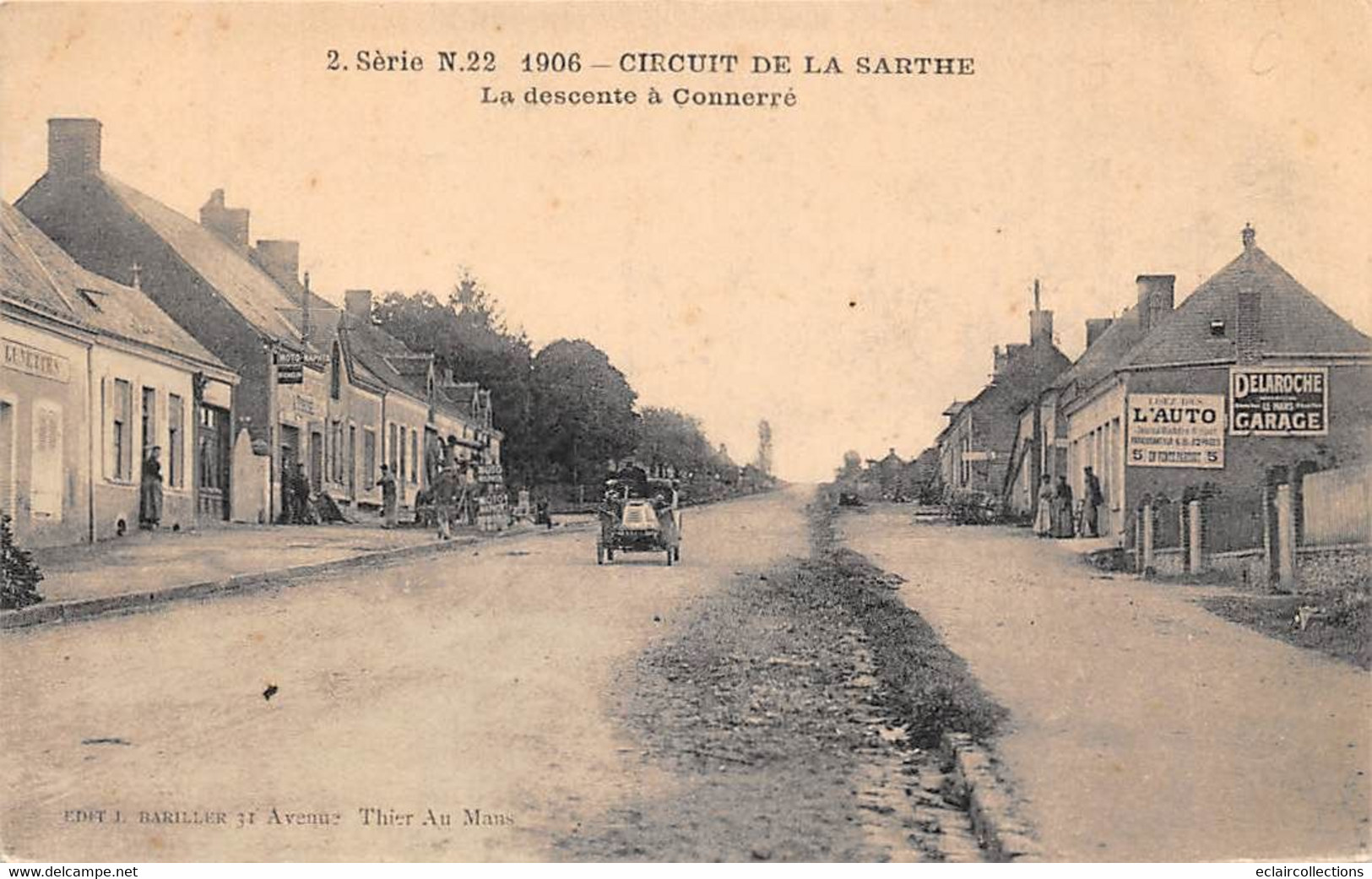 Thème Sport Automobile. Circuit de la Sarthe Le Mans  De la Série n° 2  soit 24 cartes         (voir scan)