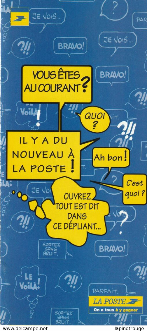 Publicité BD TARDI JACOBS GOTLIB....La Poste 1998 - Objets Publicitaires