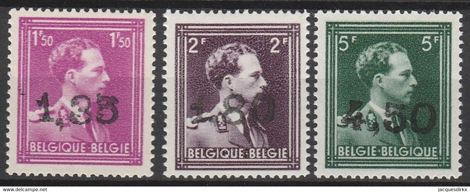 Belgie  .   OBP   .   724  AA/BB/CC   .  Keur     .   **  .    Postfris   .  /  .  Neuf Avec Gomme Et SANS Charnière - Nuovi