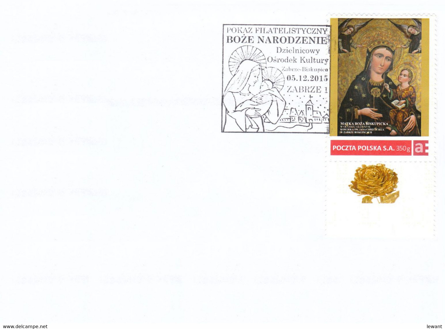 2015.12.05. Christmas - Personalized Stamp - Special Postmark - POWA - Covers & Documents