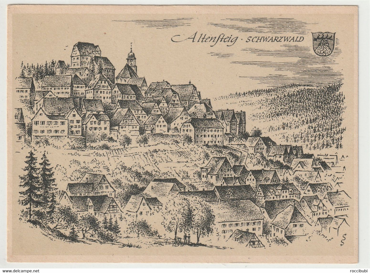 Altensteig, Ludwig Schäfer-Grohe, Württembergische Stadtbilder Aus Alten Und Neuen Tagen - Altensteig