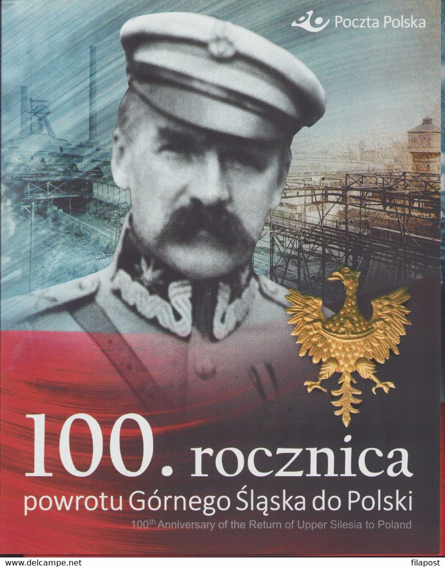 Poland 2022 Booklet / Return Of Upper Silesia To Poland, Polish Army, Gen Stanisław Szeptycki /with Eagle Pin!! - Carnets