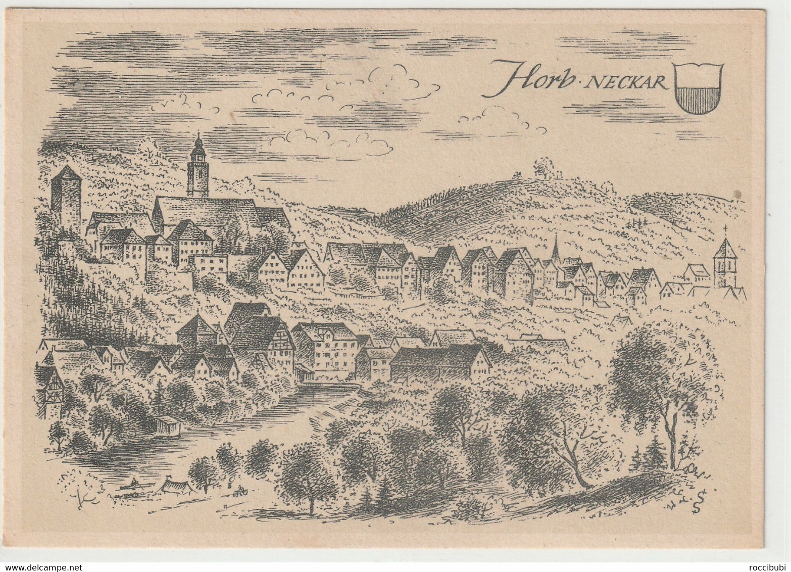 Horb, Ludwig Schäfer-Grohe, Württembergische Stadtbilder Aus Alten Und Neuen Tagen - Horb