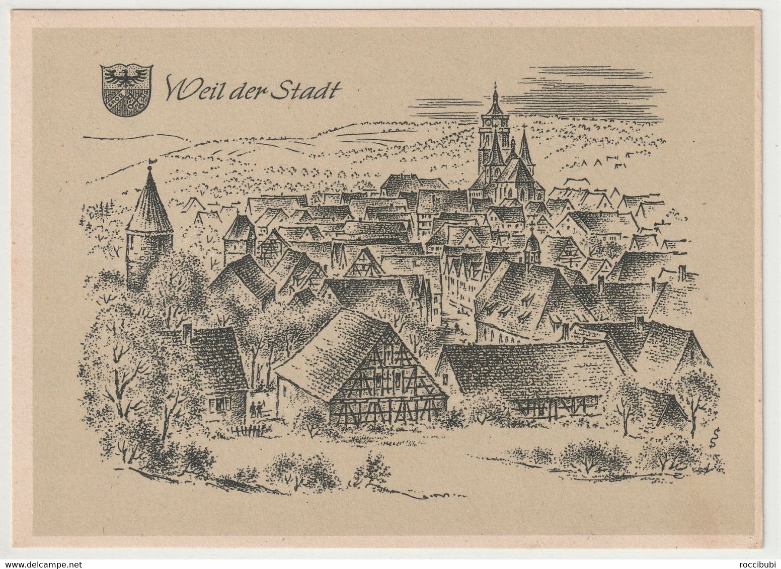 Weil Der Stadt, Ludwig Schäfer-Grohe, Württembergische Stadtbilder Aus Alten Und Neuen Tagen - Weil Der Stadt