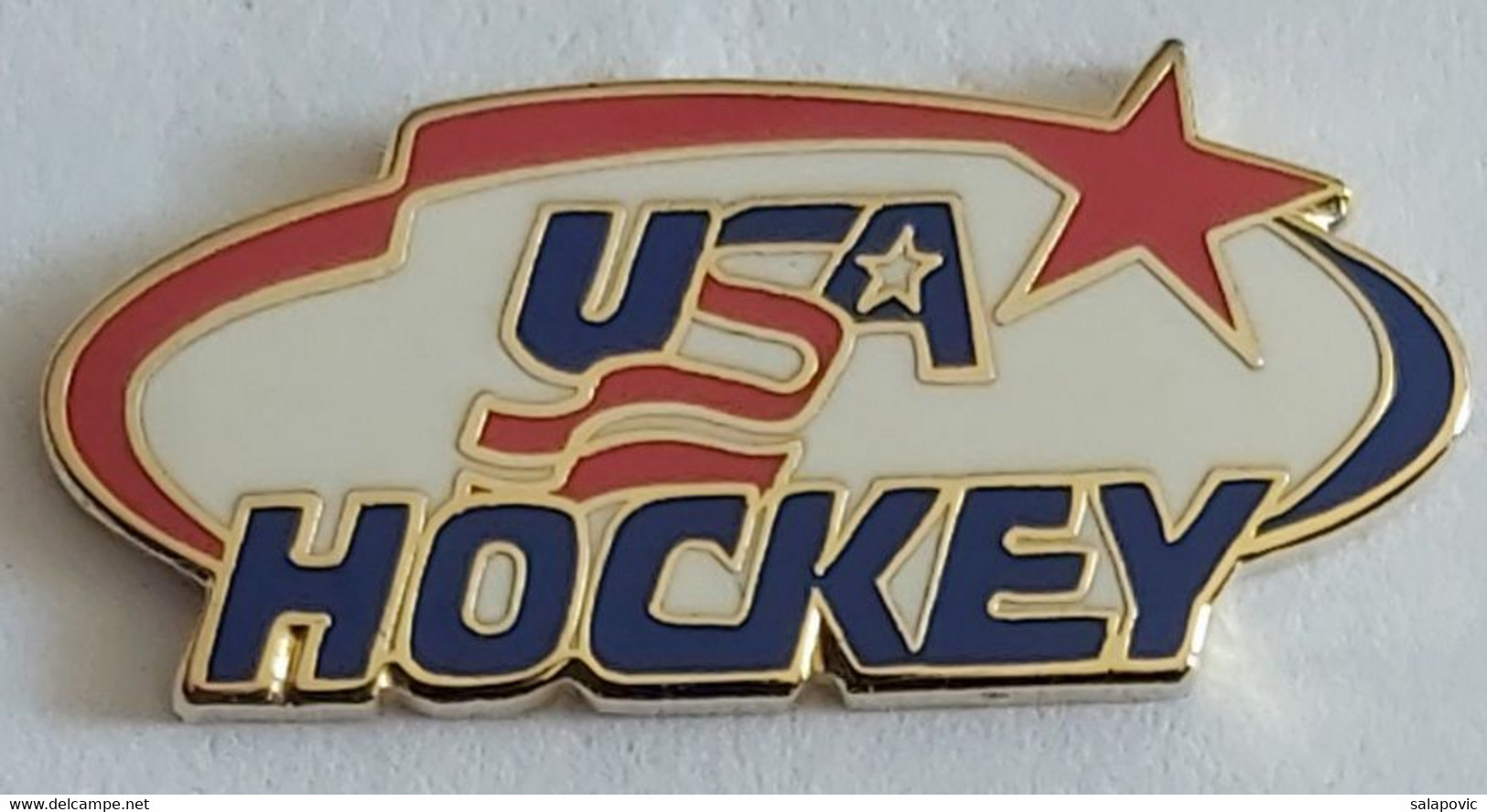 USA Ice-Hockey Team, Federation Association Union PINS A10/6 - Sports D'hiver