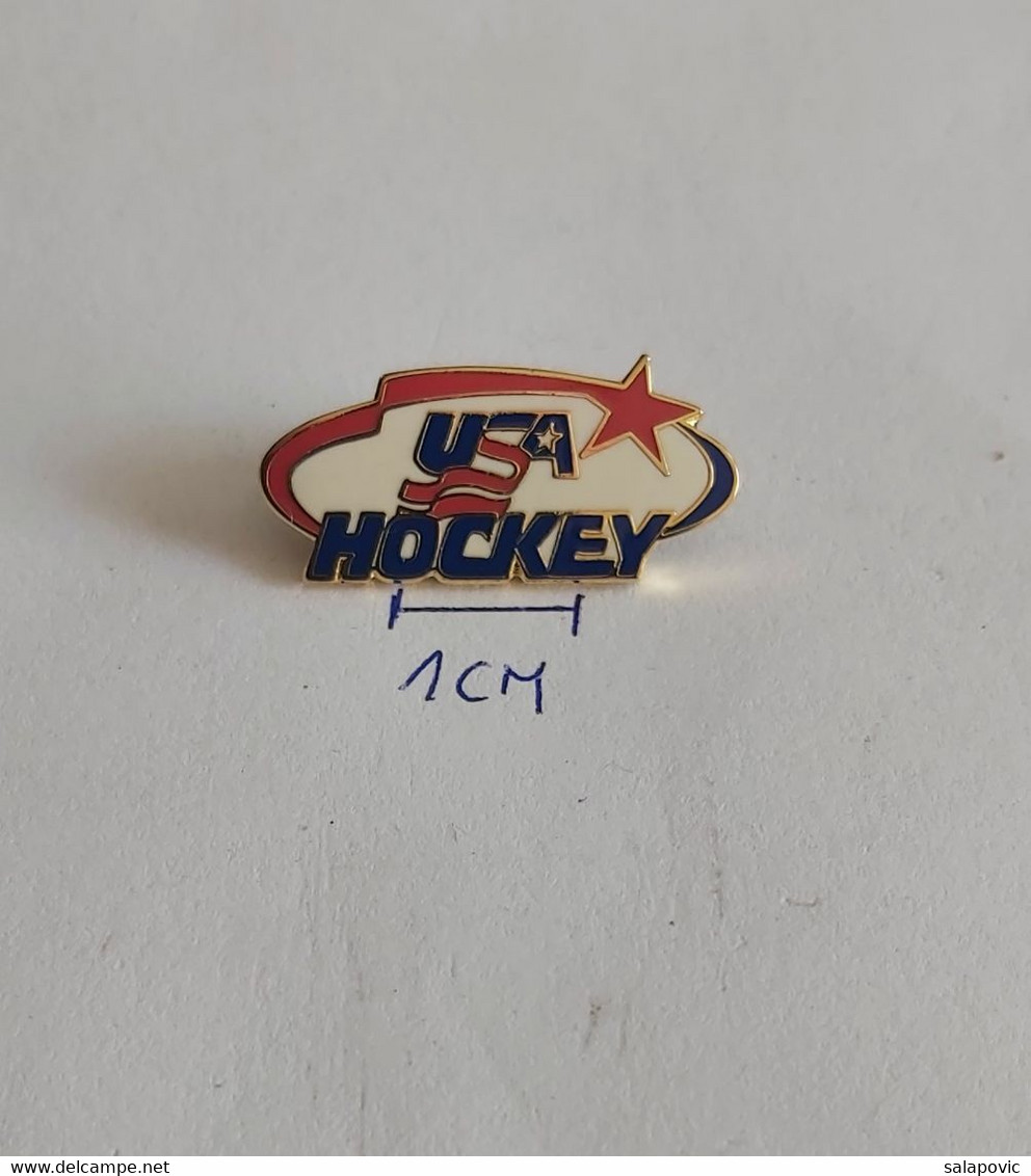 USA Ice-Hockey Team, Federation Association Union PINS A10/6 - Sports D'hiver