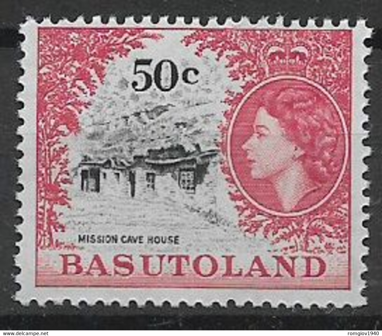 COLONIE INGLESI BASUTOLAND 1961-63 SERIE ORDINARIA EFFIGE DI ELISABETTA YVERT. 81  MNH XF++++++ - 1965-1966 Gouvernement Autonome