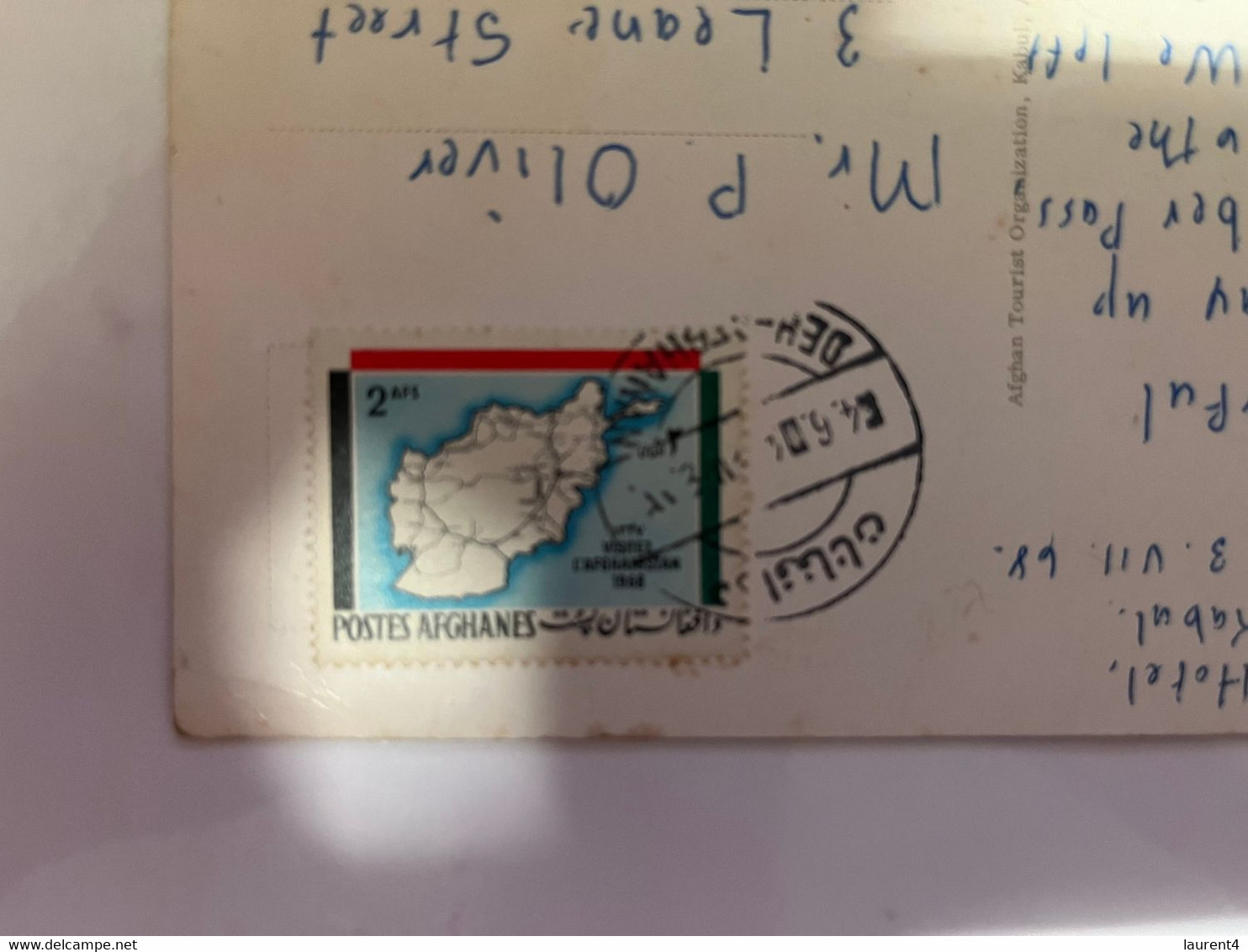 (3 L 4) Afghanistan Postcard Posted From Kabul To Western Australia  - 1968 - - Afganistán