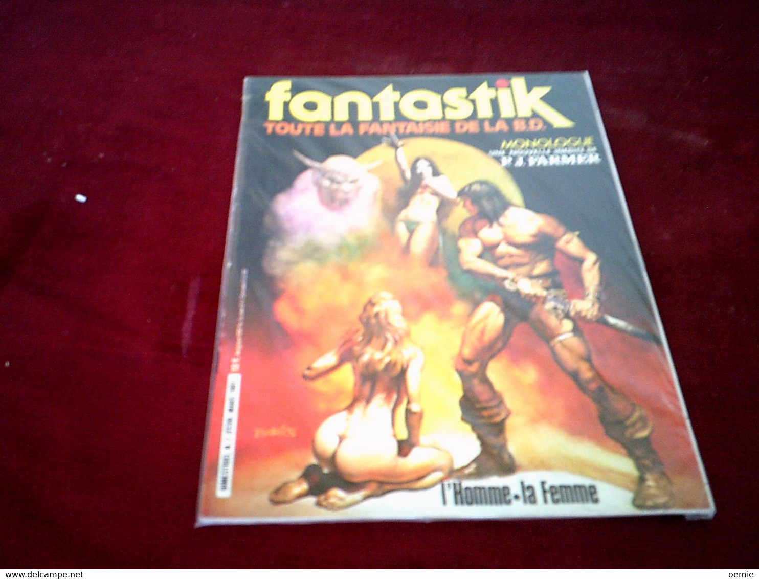 Fantastik   N°  1  MONOLOGUE  UNE NOUVELLE  INEDITE DE P.J. FARMER - Fantastic 5