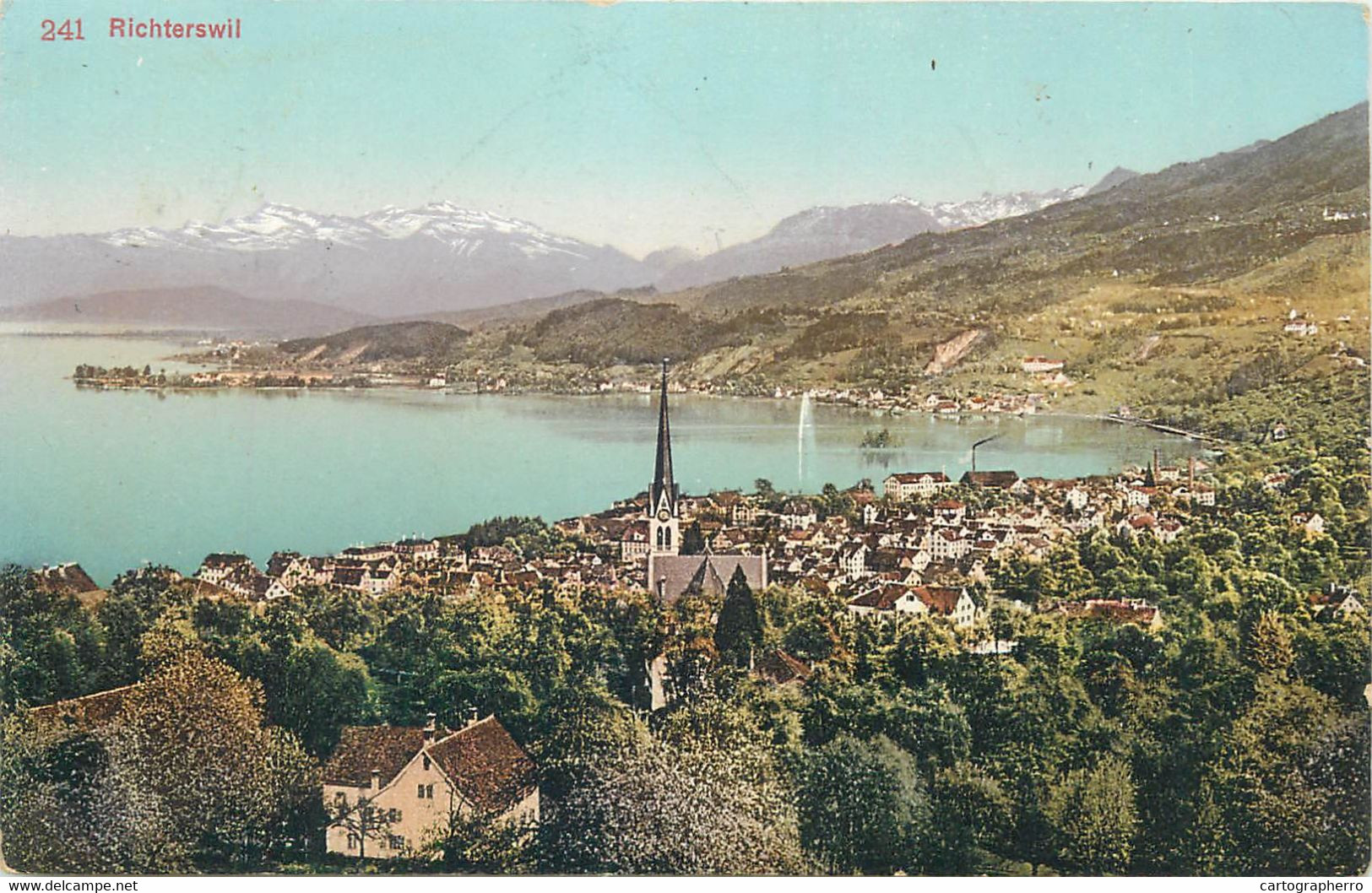 Richterswil 1909 Panorama - Richterswil