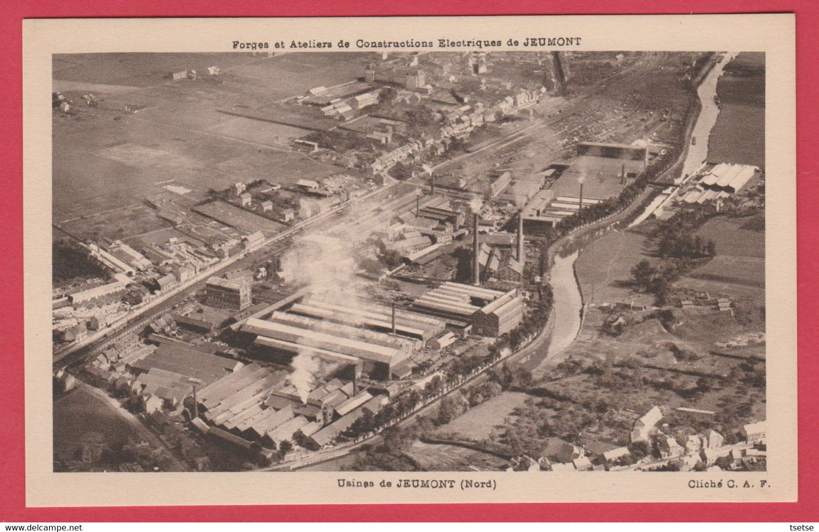 Jeumont - Forges Et Ateliers De Construction Electriques ... Vue Aérienne ( Voir Verso ) - Jeumont